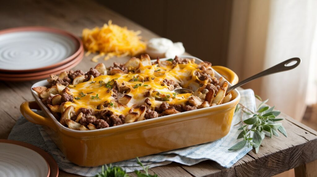 hamburger hashbrown casserole